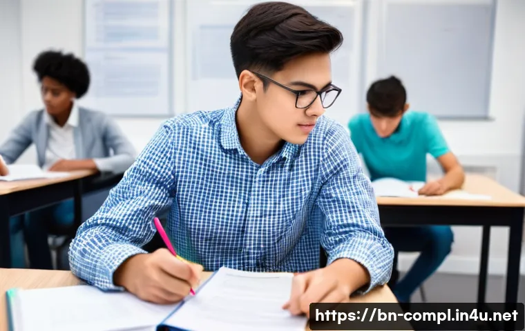 규제준수 자격 시험 기출 문제 분석 - **Prompt 1: In-Depth Question Analysis**
    A focused young adult, appearing to be in their late te...